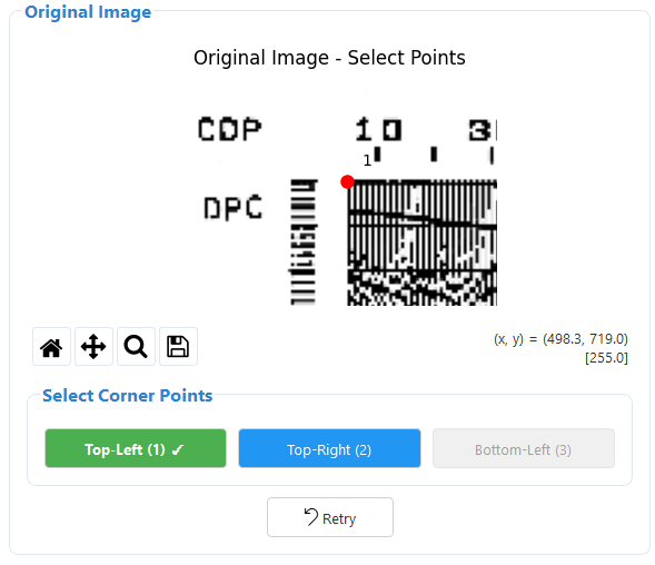Top-left Point Selection